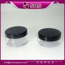 SRS frasco de pó cosmético, 5g 10g 15g 30g recipiente de pó de plástico vazio